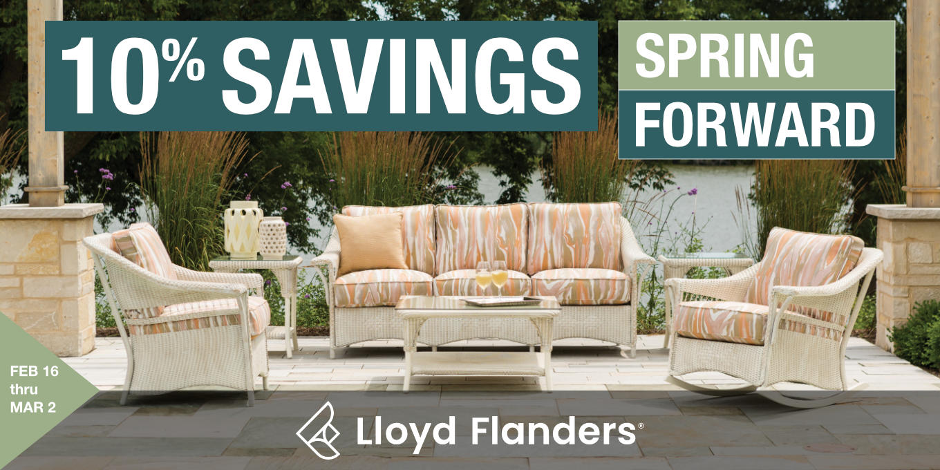 Lloyd Flanders Spring Forward Sale