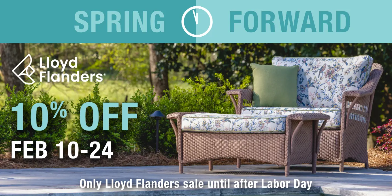 Lloyd Flanders Spring Forward Sale