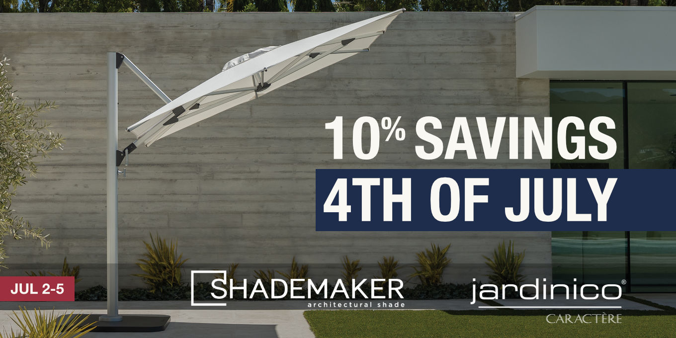 Shademaker / Jardinico - 10% Off - 4th of July Promotion