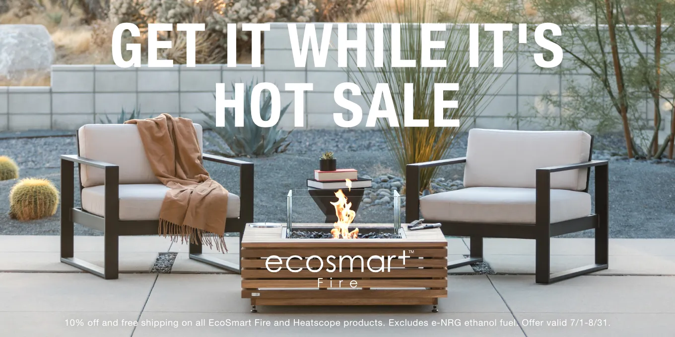 EcoSmart Fire Summer Sale - 10% Off